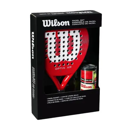 Набор для падела WILSON Optix XP Padel KIT, WR202110U2, ракетка + 3мяча, красный за 20&nbsp;362.60 ₽ купить в Махачкале