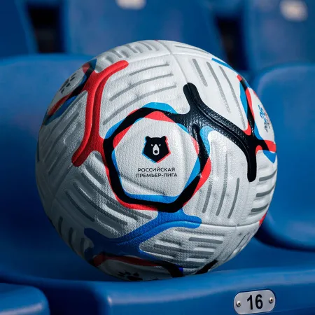 Мяч футб. KELME Russian Premier League, 7601QU5216-100, р.5, FIFA Pro, 10п, ПУ, термосш, бел-син-кр за 10&nbsp;672.60 ₽ купить в Махачкале